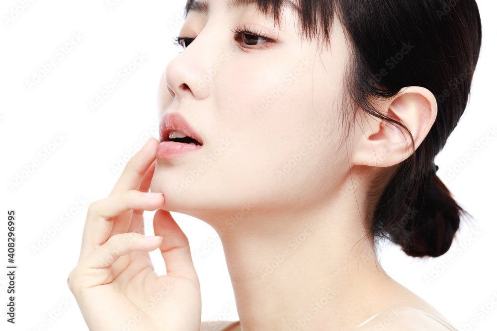 Portrait Of Beautiful Woman in Studio Portrait Of Beautiful Woman in Studio