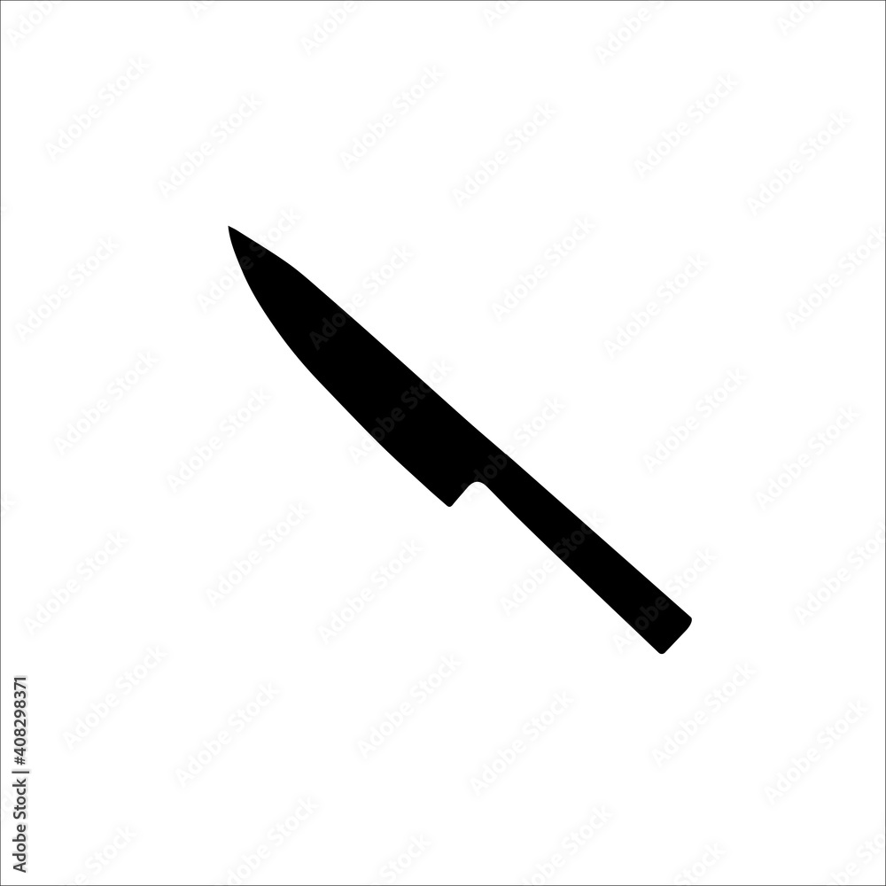 kitchen knife. vector flat icon kitchen knife. vector flat icon