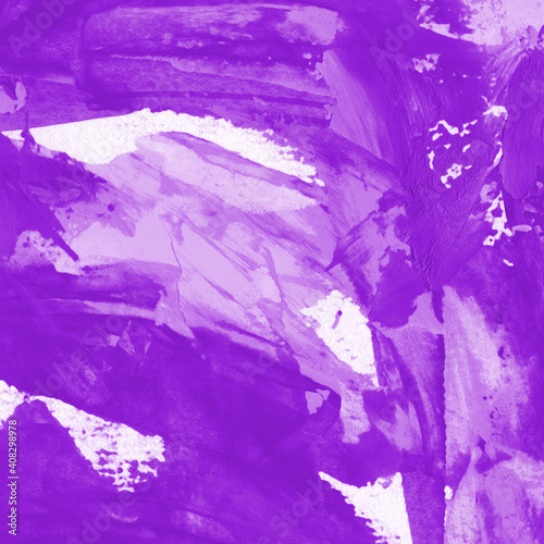Wallpaper Mural Modern contemporary acrylic background. Violet texture made with a palette knife. Abstract painting on paper. Mess on the canvas. Torontodigital.ca