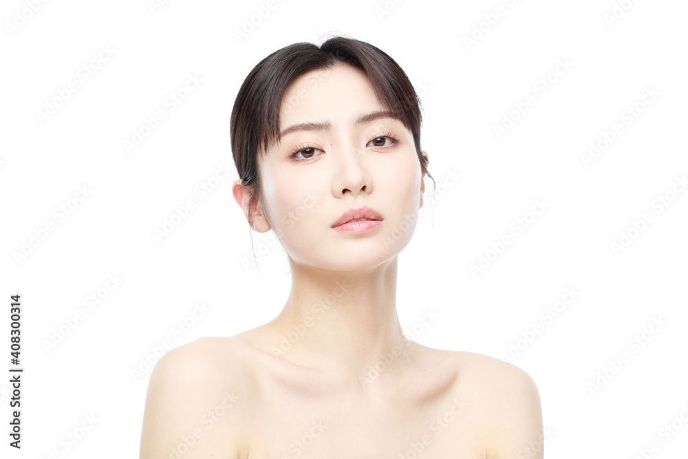 Portrait Of Beautiful Woman in Studio Portrait Of Beautiful Woman in Studio