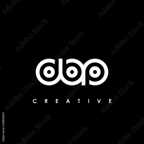 DBP Letter Initial Logo Design Template Vector Illustration photo