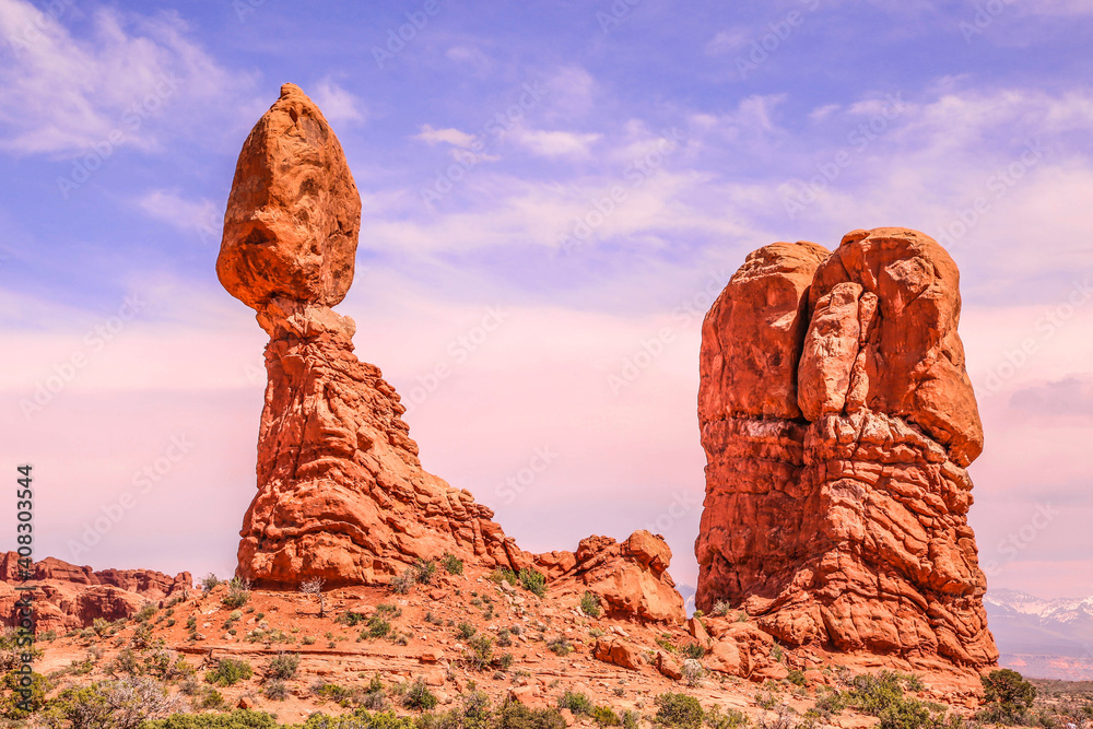 Fototapeta premium Balanced Rock Arches NP 