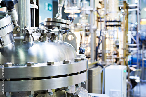 Bilde på lerret Chemical industrial titanium reactor