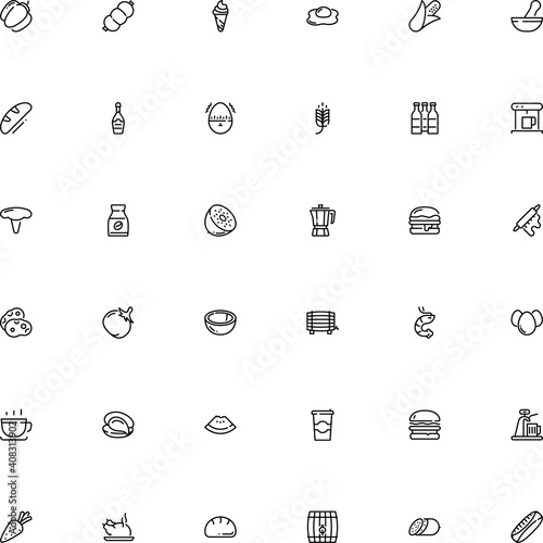 icon vector icon set such as: human, break, modern, logotype, herbal medicine, spices, farming, eating, virus, illness, classic, tagliatelle, kiwi, kitchenware, tap, forest, ice, orecchiette, lasagne