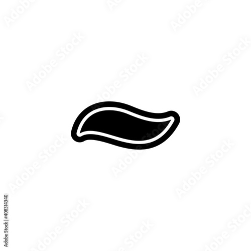Tilde dash hyphen font decorative hand drawn lettering, vector. Handwritten typographic design. Cartoon bold logo poster postcard hand drawn design. Vector punctuation mark horizontal bar lettering.