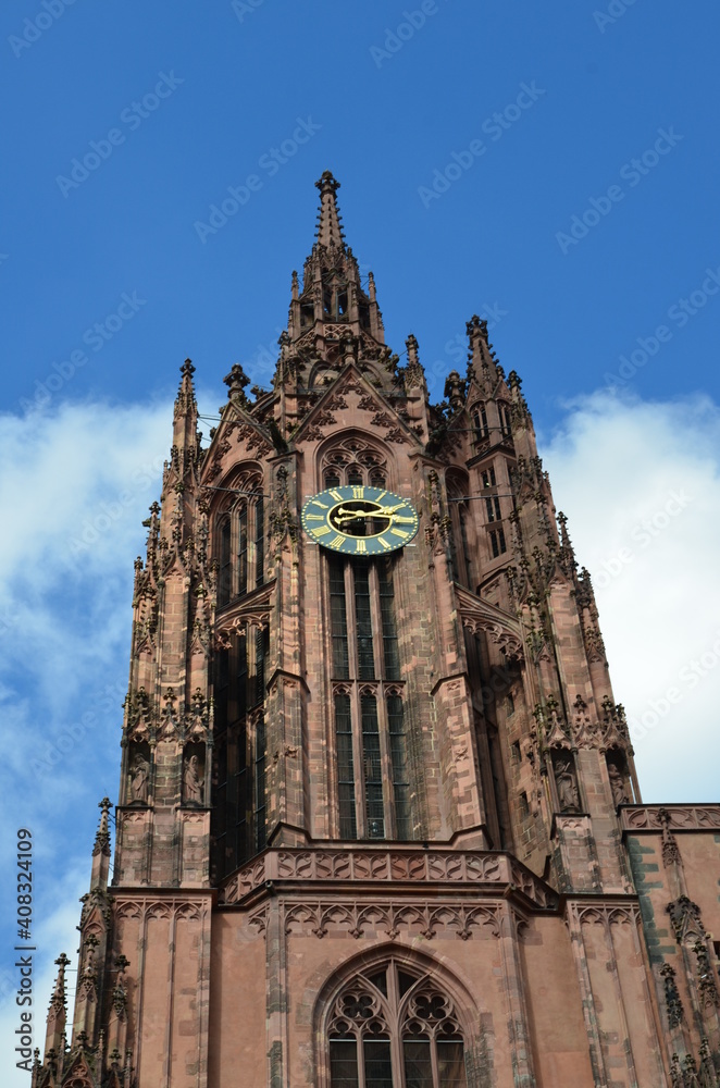 Fototapeta premium Frankfurt Cathedral Kaiserdon St Bartholomaus in Germany