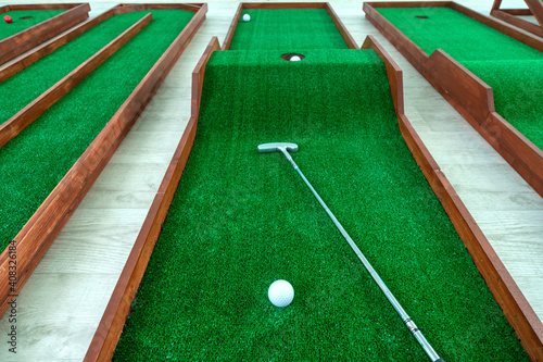 Obraz na płótnie mini golf club