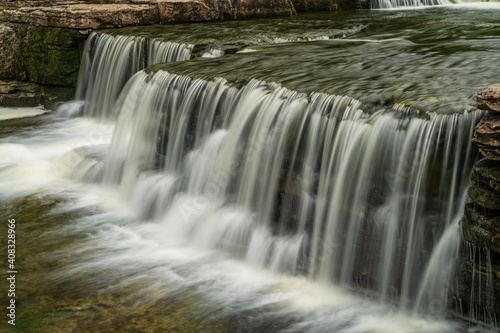 The Lower Falls of the Aysgarth Falls, North Yorkshire, England, UK