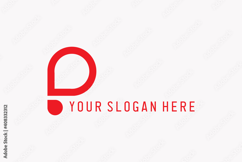 P letter for logo design P letter for logo design