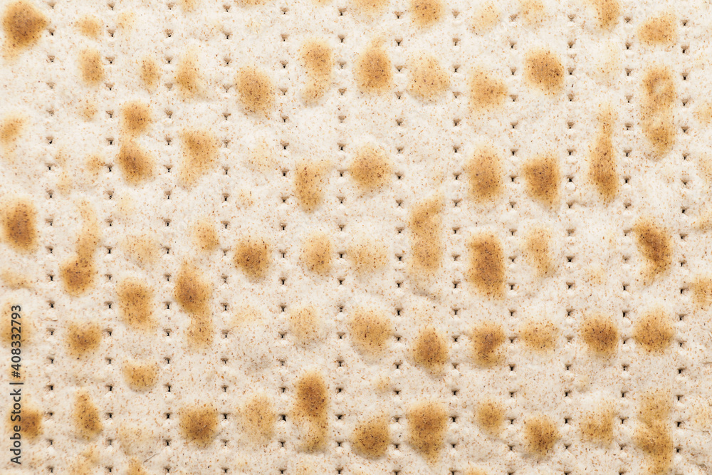 Jewish flatbread matza for Passover as background Jewish flatbread matza for Passover as background