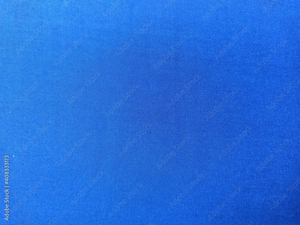 blue fabric texture as background.