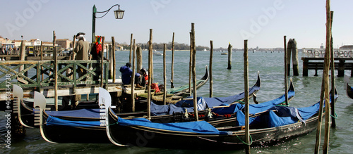 Gondolas in Venice, Italy, Europe © Marc Stephan