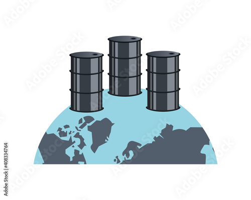oil barrels tanks resources in earth planet