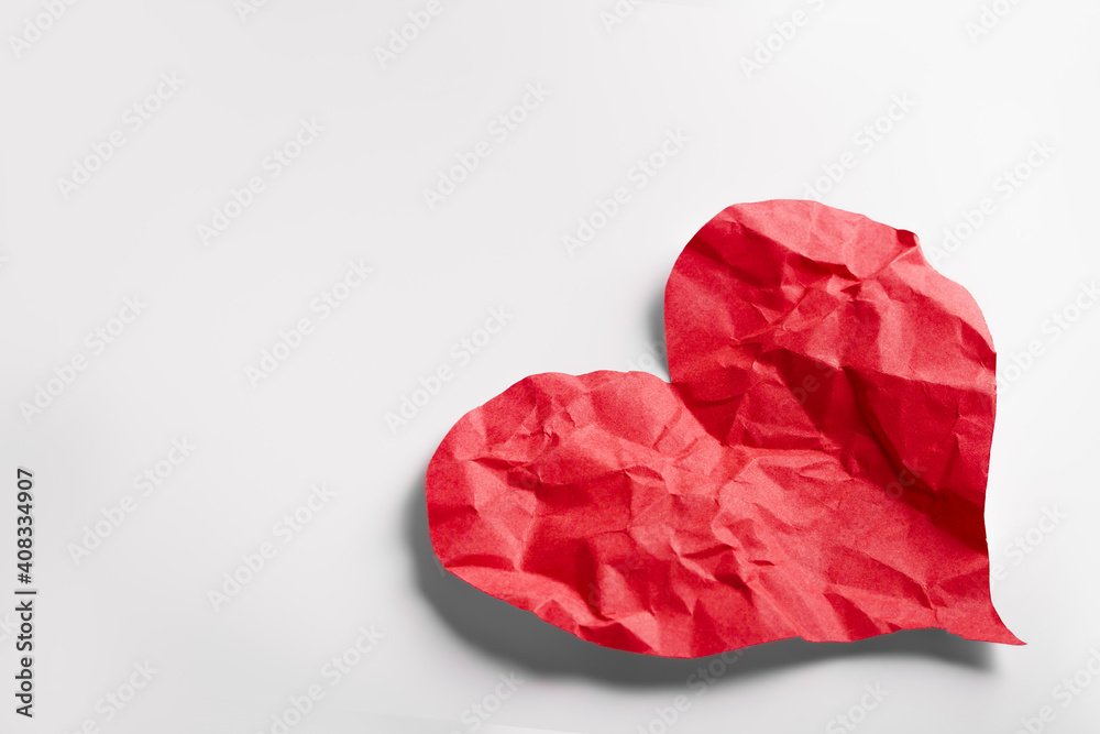 Red Paper Heart by Fotografiabasica