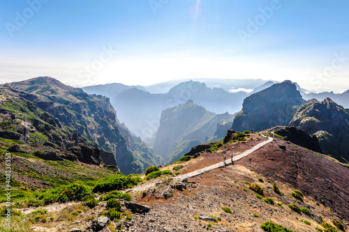 Obraz na płótnie The Pico do Arieiro, Madeira, Portugal, Europe