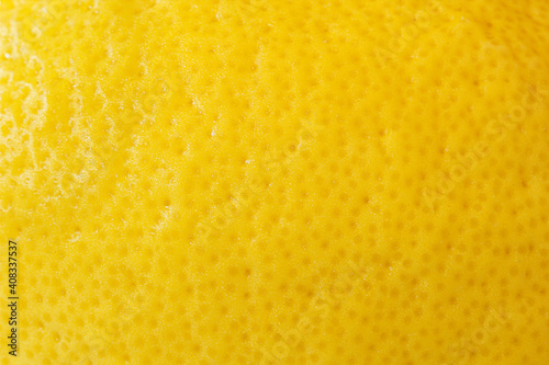 Yellow lemon peel texture background