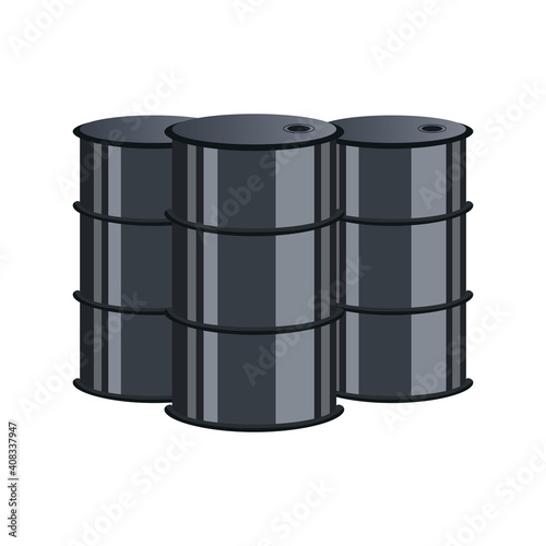 oil barrels tanks resources icons