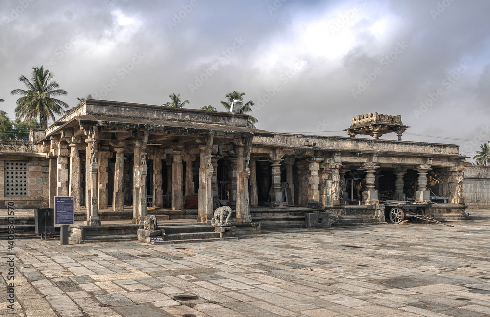 Chennakeshava Temple in Belur, 12th century Hindu temple. Karnataka. India.