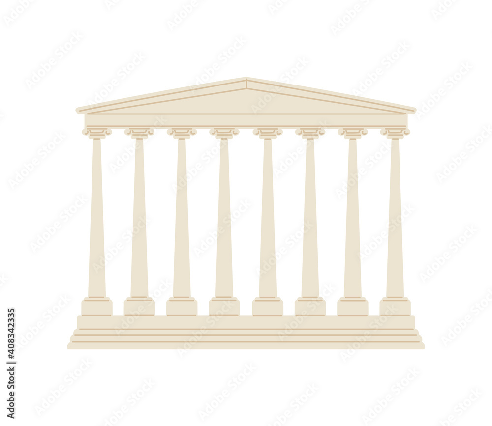 Classical architecture of the empire of ancient rome a vector illustration. Classical architecture of the empire of ancient rome a vector illustration.