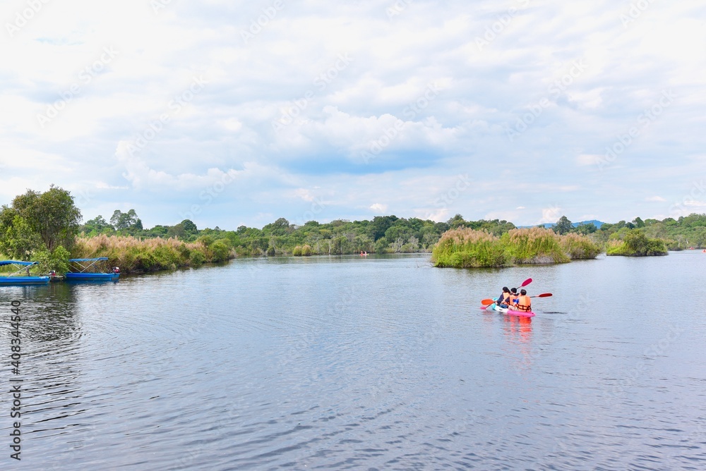 Kayaking on Wetlands in Rayong Provincial East Plant Center