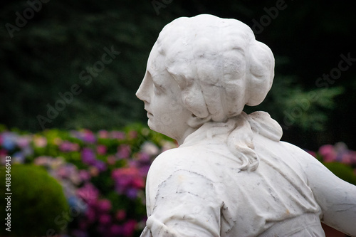 Wallpaper Mural Villa Litta Lainate, Trionfo di Galatea, Galatea, Fontana, bellezza, bellezza classica, scultura,pietra, giardino, aristocrazia Torontodigital.ca