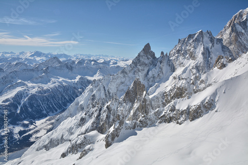 Winter Alps landscape view from Italy. © Studio Barcelona