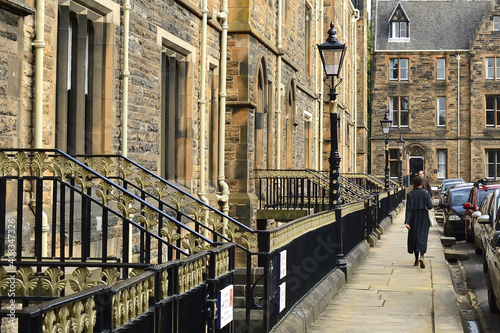 Fotografie old Glasgow street