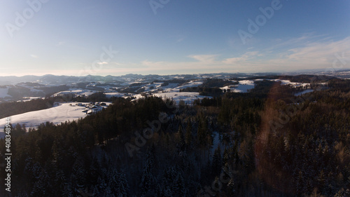 Verschneite Landschaft
