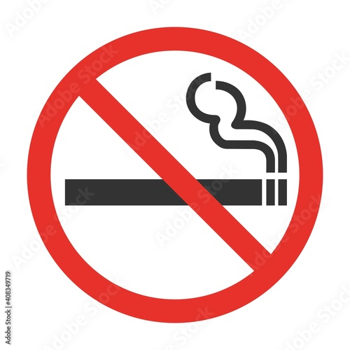 Green symbol of smoking zone. Icon pictogram granted smoke. Smoking allowed sign.