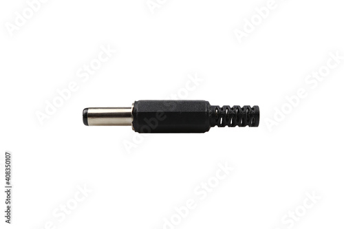 DC Power Connector DC Plug isolated on white background