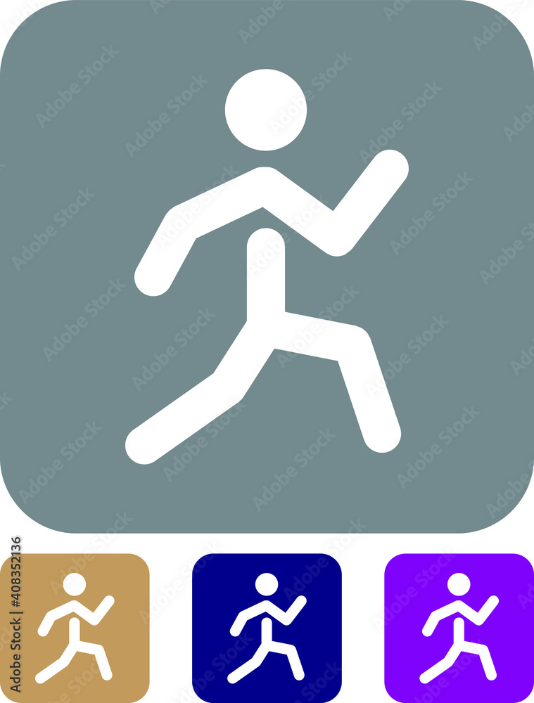 Human activity gesture icons for websites, apps and presentations