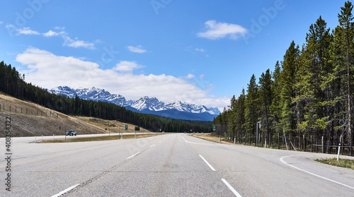 Transcanada highway Banff photo