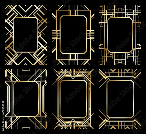 art deco pattern , vector retro pattern for vintage party Gatsby style 