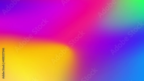 Abstract Gradient Loop. Vivid Colourful Blurry Background.