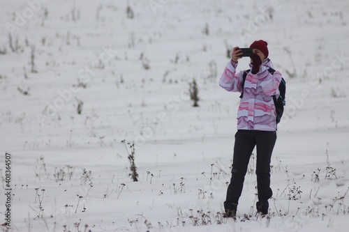 Winter Hiking Along Seym Regional Landscape Park