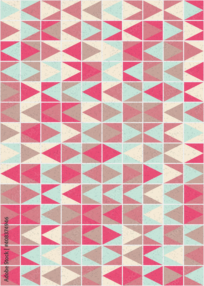 Abstract Geometric Pattern generative computational art illustration