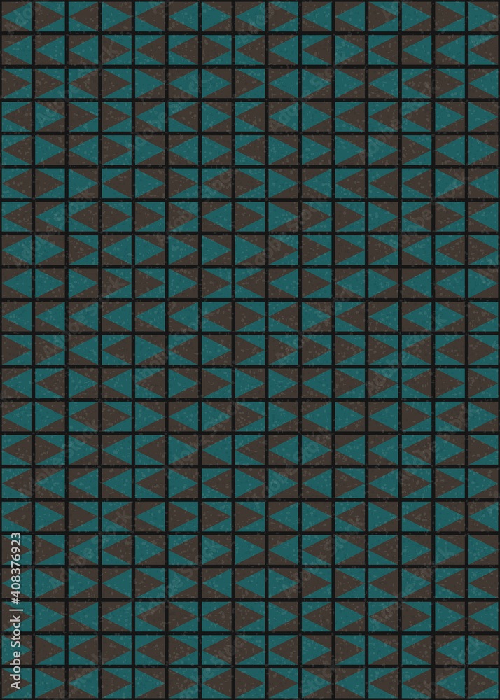 Abstract Geometric Pattern generative computational art illustration