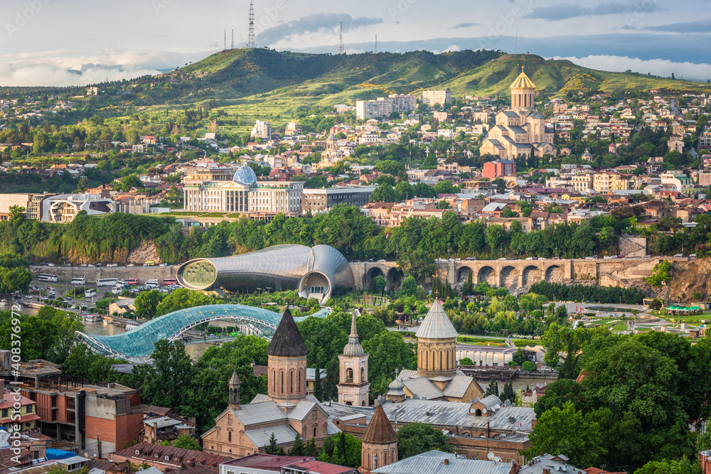 View of the center of Tbilisi