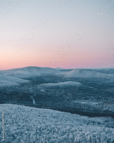 Sunrise over the Green Mountains