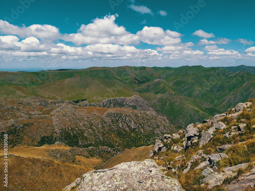 SPECTACULAR SCENERY OF SOME MOUNTAINS IN CORDOBA ARGENTINA photo