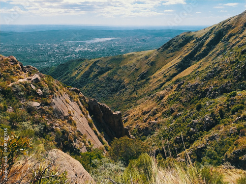 SPECTACULAR SCENERY OF SOME MOUNTAINS IN CORDOBA ARGENTINA