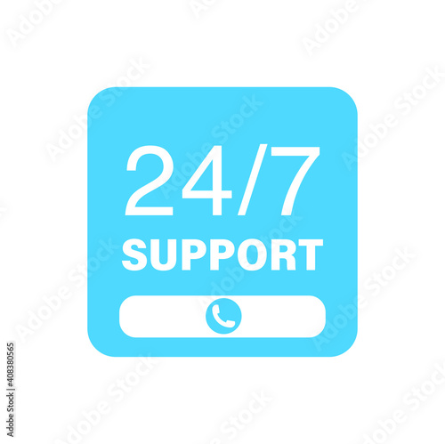 phone support icon. hotline call center icon