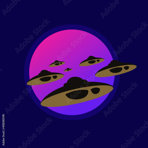 planet alien massive ships invation