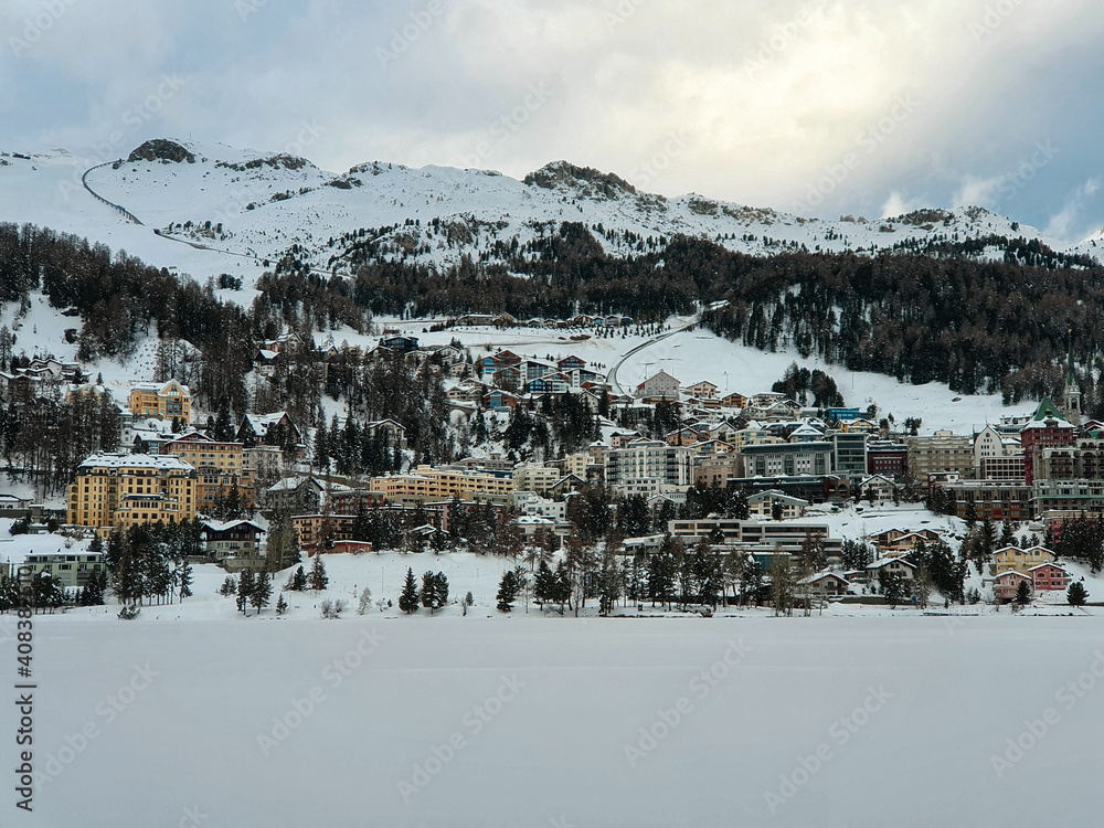 vista di sankt moritz vista di sankt moritz