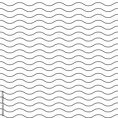 Wavy pattern. Transparent background and wavy lines.