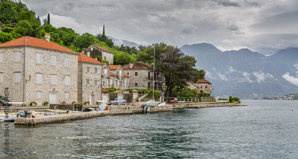 images from Perast in Montenegro
