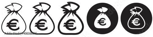 ICÔNE SAC DE MONNAIE EURO