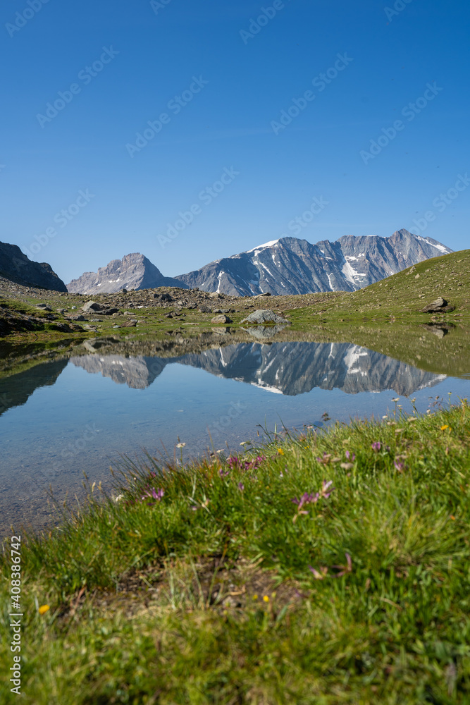 Le Lac des Moutons, Parc national de la Vanoise, Savoie, France