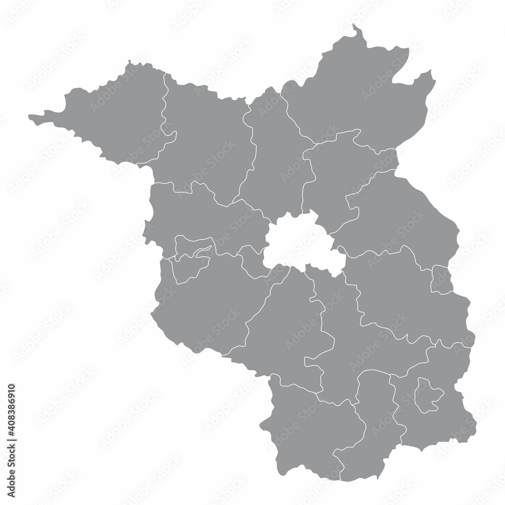 Brandenburg districts map
