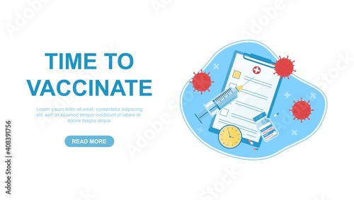 Time to vaccinate background 2